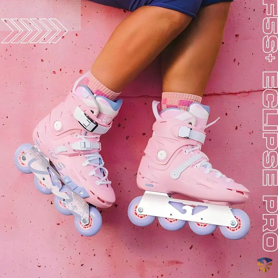 FS5 الكسوف برو الكبار حذاء تزلج بعجلات Slalom Skate، Freeskates، في الهواء الطلق الحضرية حذاء تزلج بعجلات النساء أمبير الرجال، التزلج في الهواء الطلق Ro #6