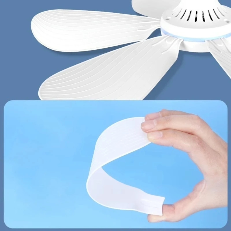  16.5Inch USB Operated Ceiling Fan With Detachable Blade 1.7M Cable For Bedroom Dormitory
