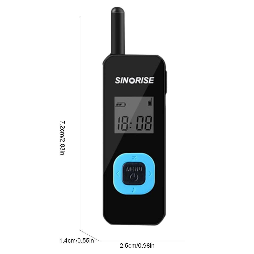 S616 super mini walkie talkie 400-470mhz rádio banda dupla presunto rádio em dois sentidos transceptor portátil display lcd para salão de cabeleireiro
