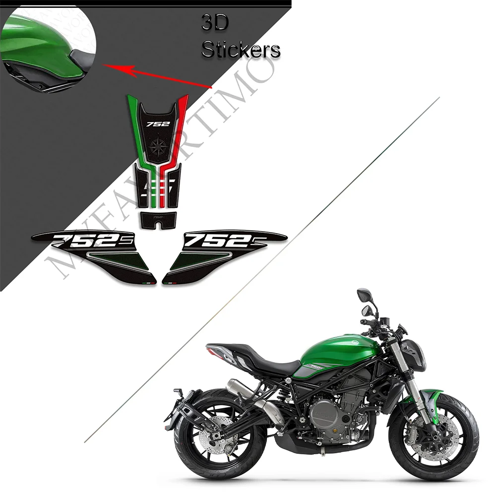 Autocollants 3D pour Benelli 752S, décalcomanies, 2018, 2019, 2020, 2021, 2023