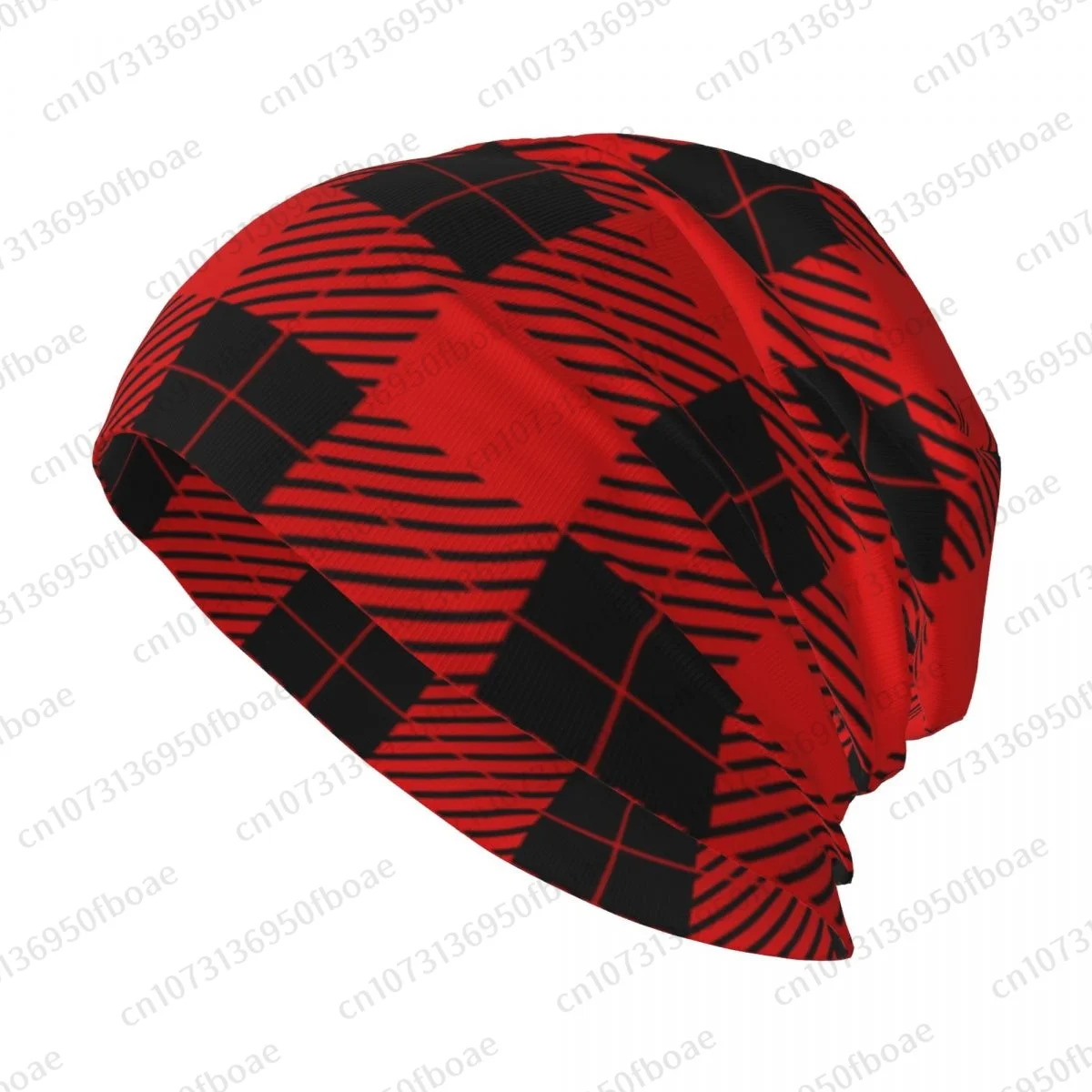 Scottish PLAID ROYAL STEWART TARTAN Beanies Cap Unisex Soft Thin Knitted Outdoor Knit Bonnet