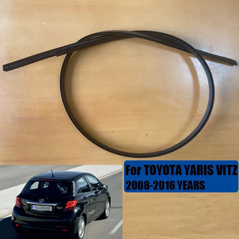 Tiras de sellado de moldura con acabado de goteo para techo de coche, 157,7 cm, para TOYOTA YARIS 2008-2016 VITZ 2005-2016