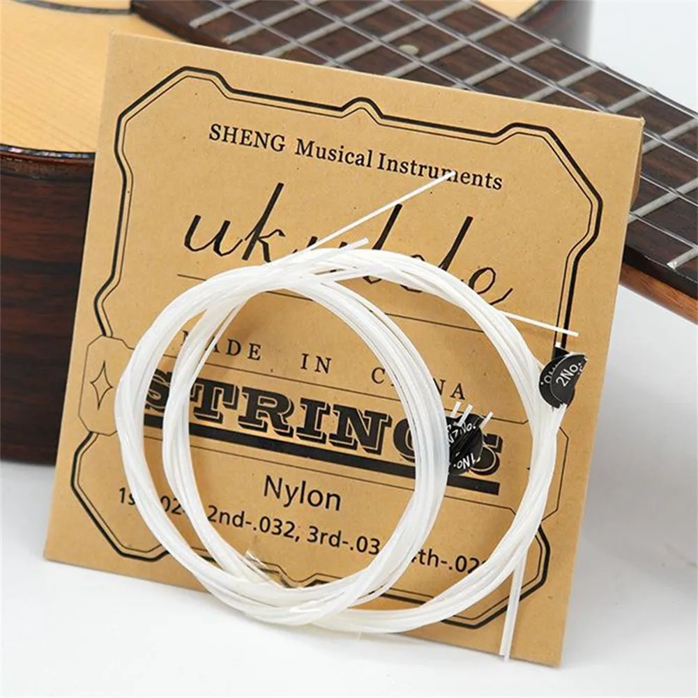 4PCS/Set Nylon Strings Universal Ukulele String For 21in 23in 26in Ukuleles