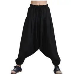 2025 Summer loose casual hip hop streetwear dancing pants,plus size wide leg Harem Trousers plus size M-5XL Autunm Cross-Pants