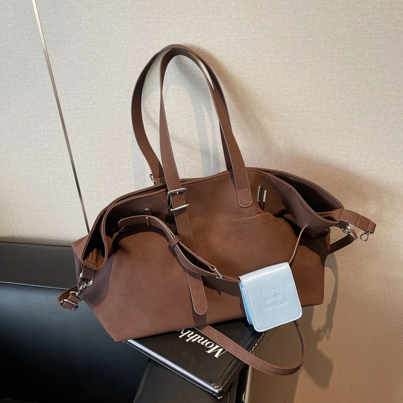

Casual Solid Interior Compartment Tote Bags Sewing Thread Large Capacity 2025 Hot Sale Bags for Women Zipper Pc Women's Handbags