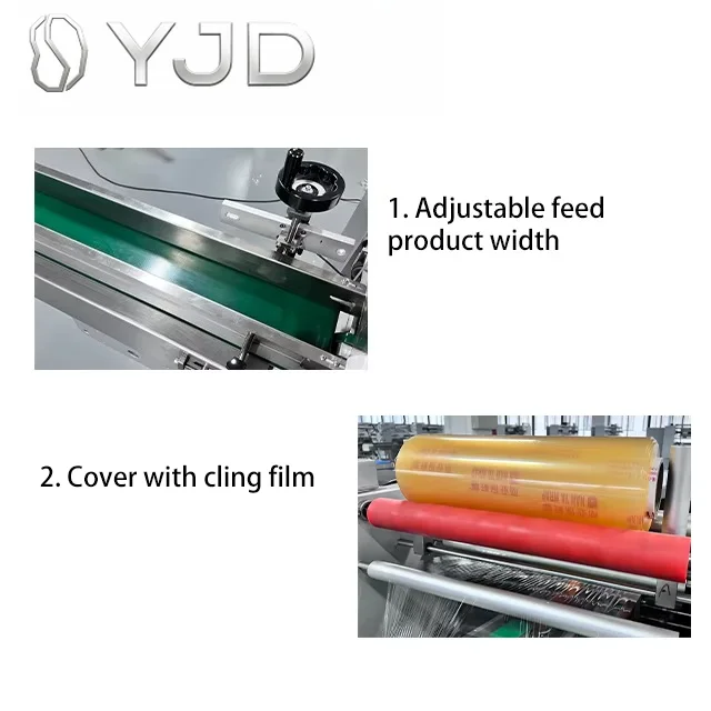 SUK Automatic Vegetable Meat Foods Cling Film Wrapping Machine Plastic Wrap Packaging Machine