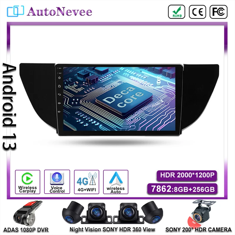 

Android 14 Multimedia Head Unit For Geely GS Emgrand EC7 1 2016 - 2020 Car Player GPS Stereo Navig ation Auto Radio DVD TV