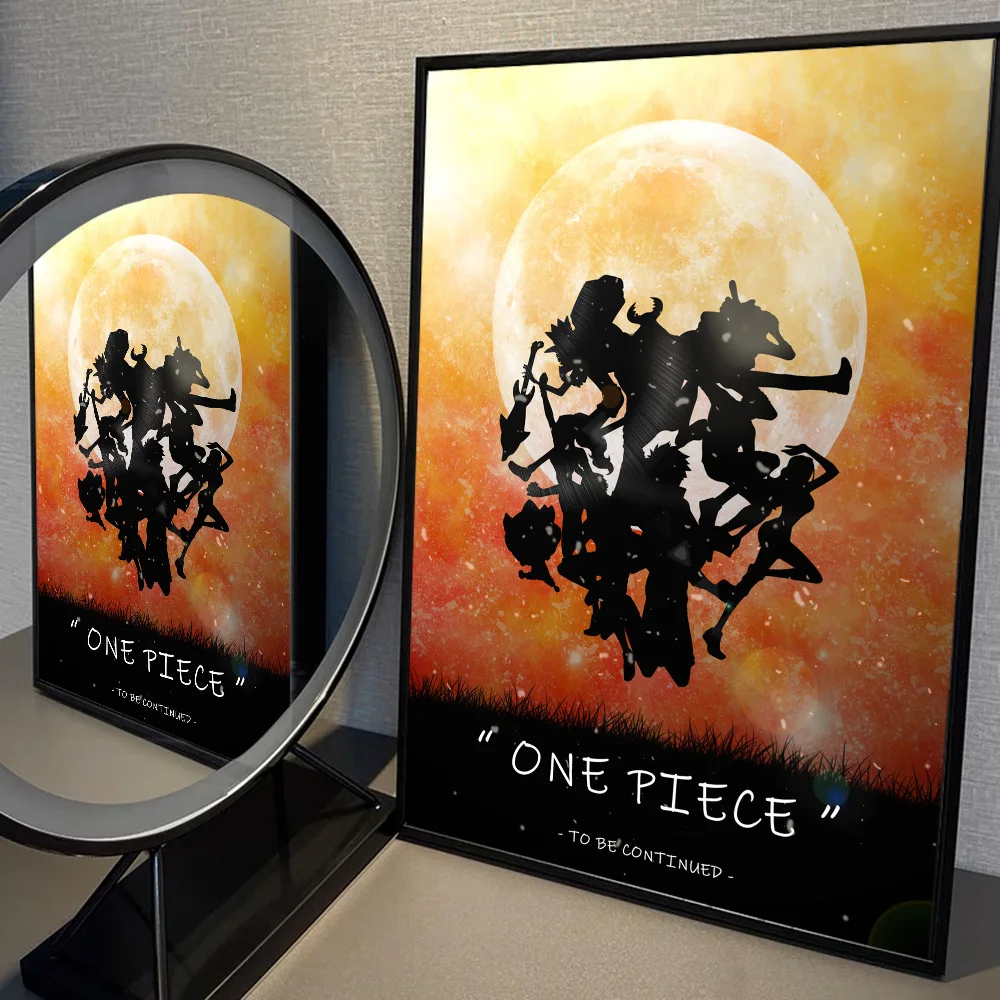 One Piece Anime Canvas Poster Creative Wall Art Decoration Gift for Anime Lovers Collectors