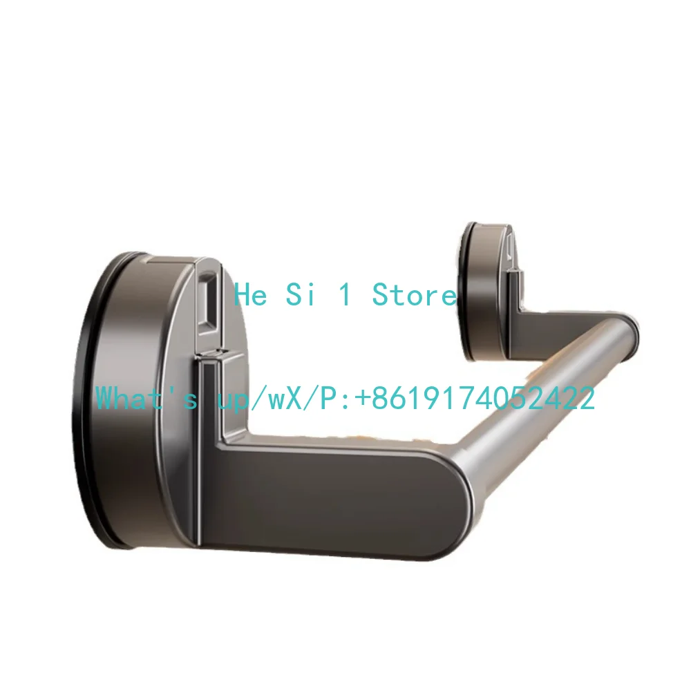 Suction cup, towel rack, toilet, no punching, wall hanging rack, bathroom towel bar, bath towel storage, single rod hanger.