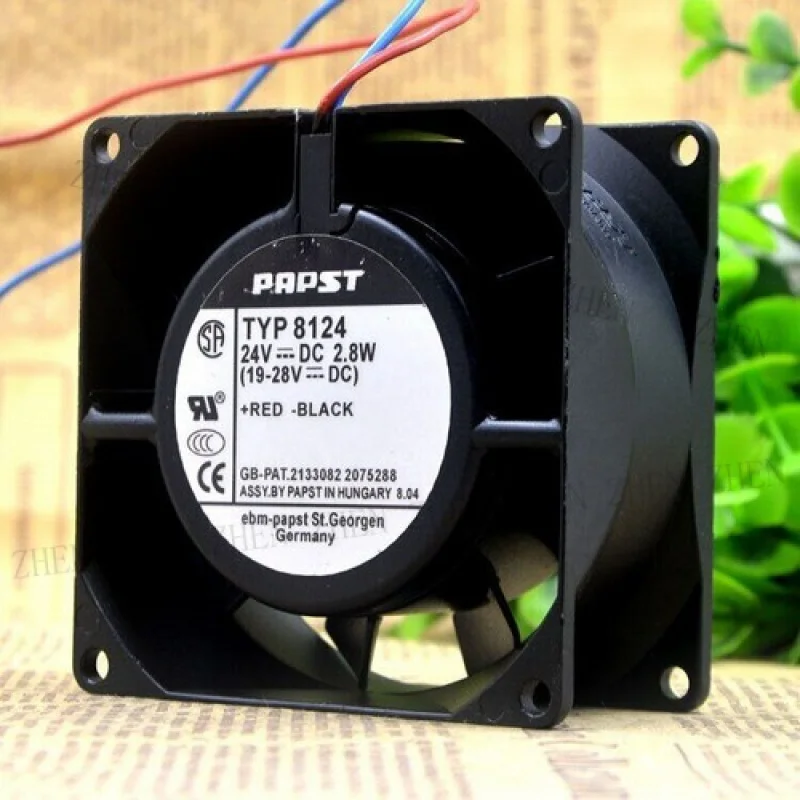 

Y для TYP8124K 8 см 8038 24 В 2,8 Вт цельнометаллический высокотемпературный охлаждающий вентилятор