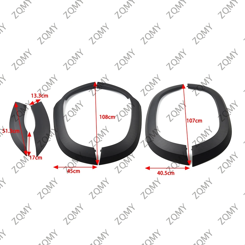 Fender Flare Wheel Eyebrow Arch Trim For Land Rover Defender 110 2020 2021 2022 2023 2024