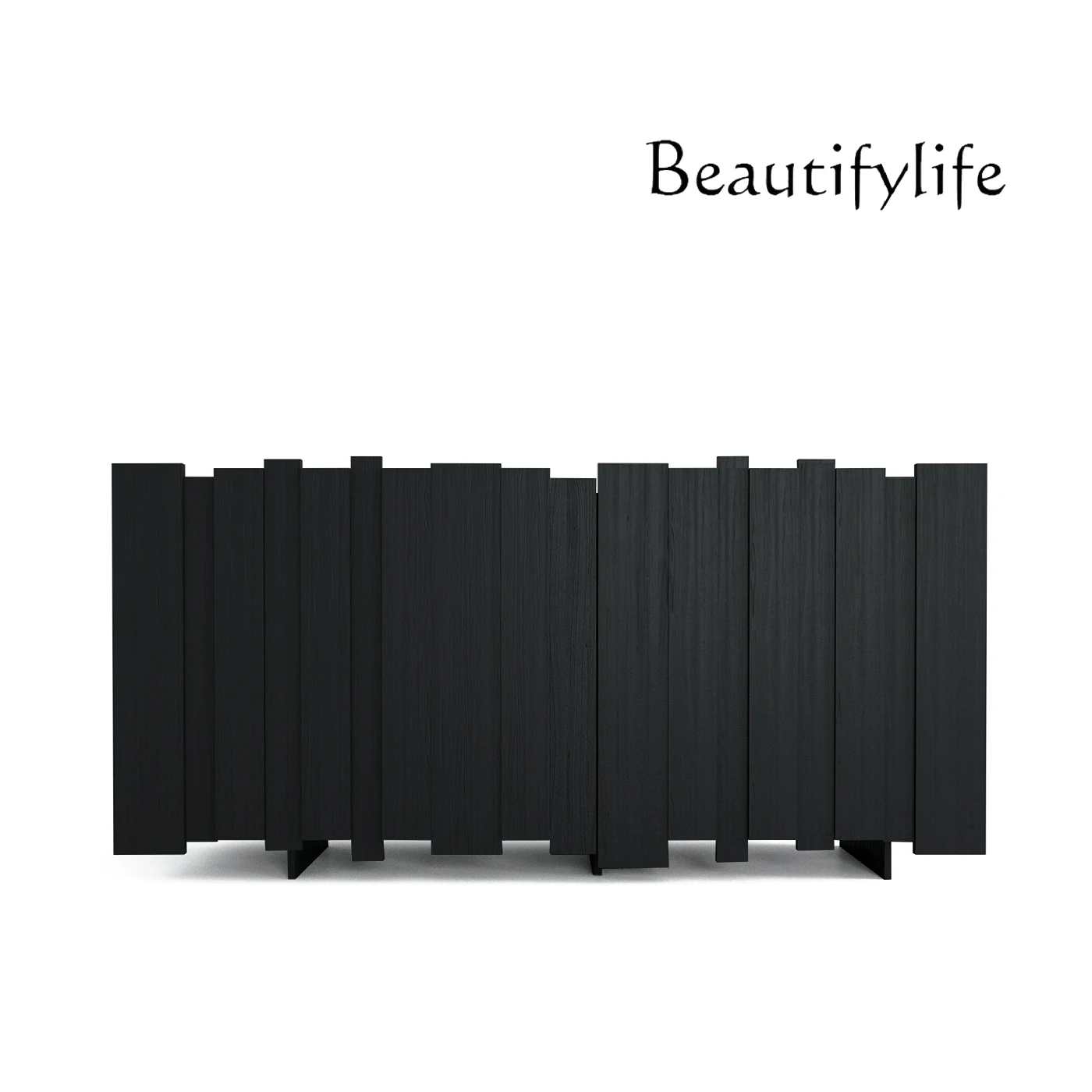 

Nordic Black Oak Sideboard Cabinet Tea Cabinet Home Designer Model Entrance Cabinet Fashion Sofa Hallway