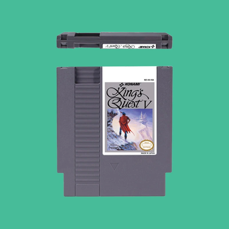 

King's Quest V- 72 pins Game Cartridge for 8bit NES Video Game Console
