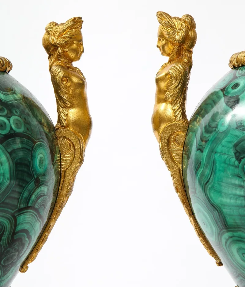 Brass stone malachite lamp, detachable function Self-adhesive eco-friendly home decoration Garden decoration