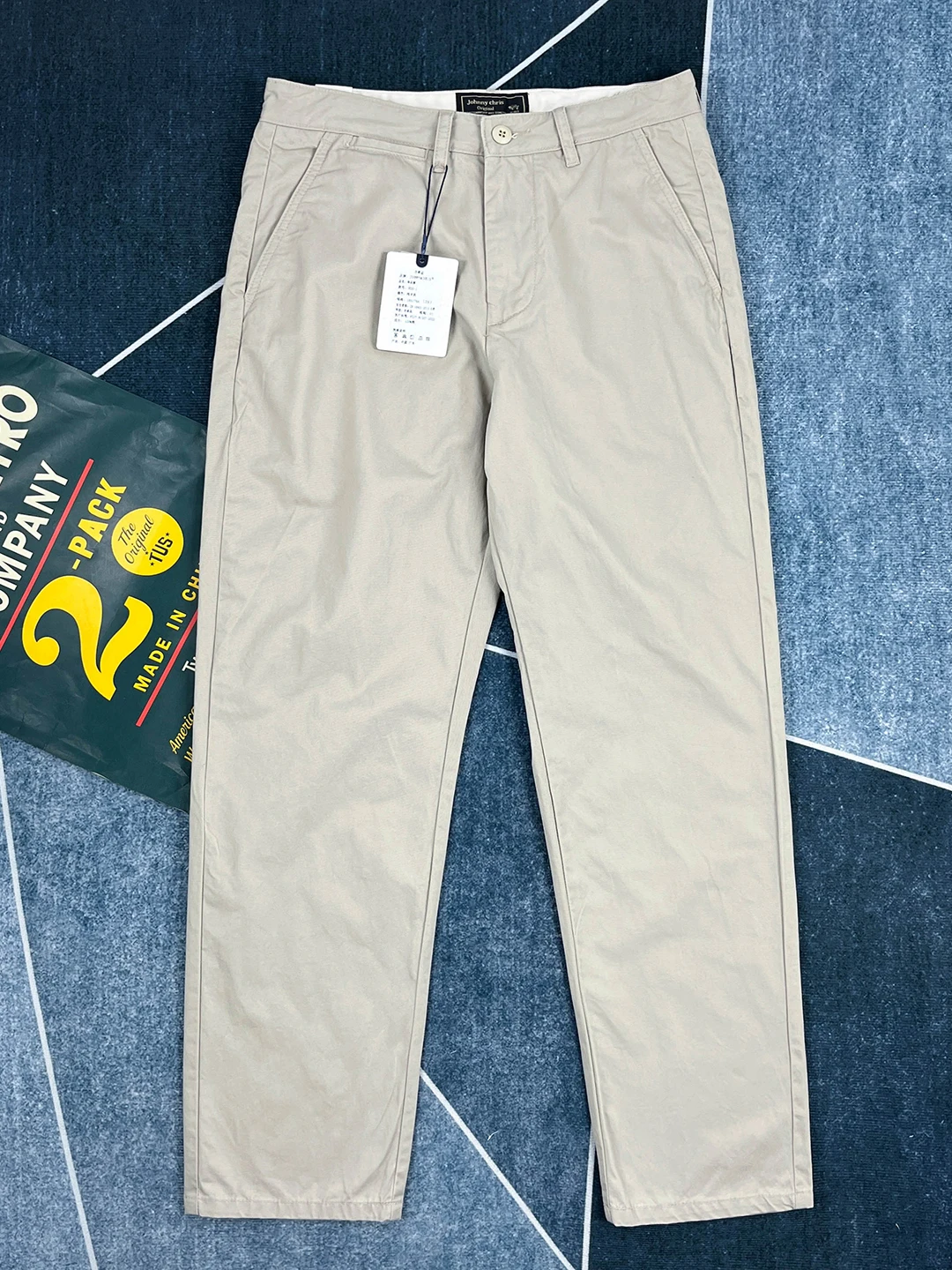 

Мужские повседневные брюки из высококачественного хлопка, прямого кроя, в американском ретро-стиле, свободные, цвета хаки, для работы, длинные, дышащие, весна-лето