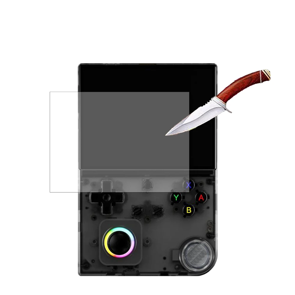 Screen Protector Protective Film for Anbernic RG40XXV Game Console 9H Clear Tempered Glass