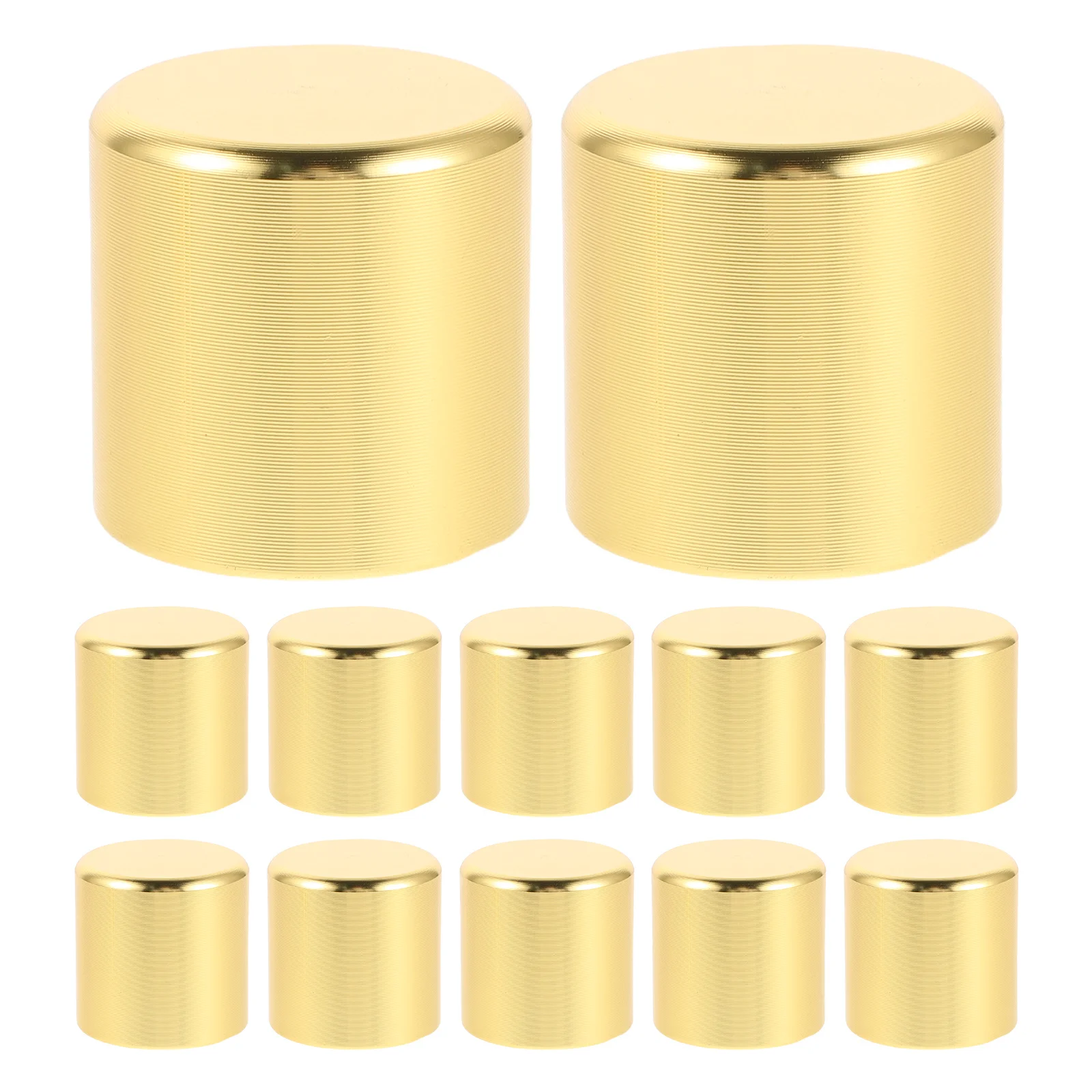 

20Pcs Chinese Style Aluminum Chair Leg Protectors Non Slip Furniture Pads Noise Reduction Hardwood