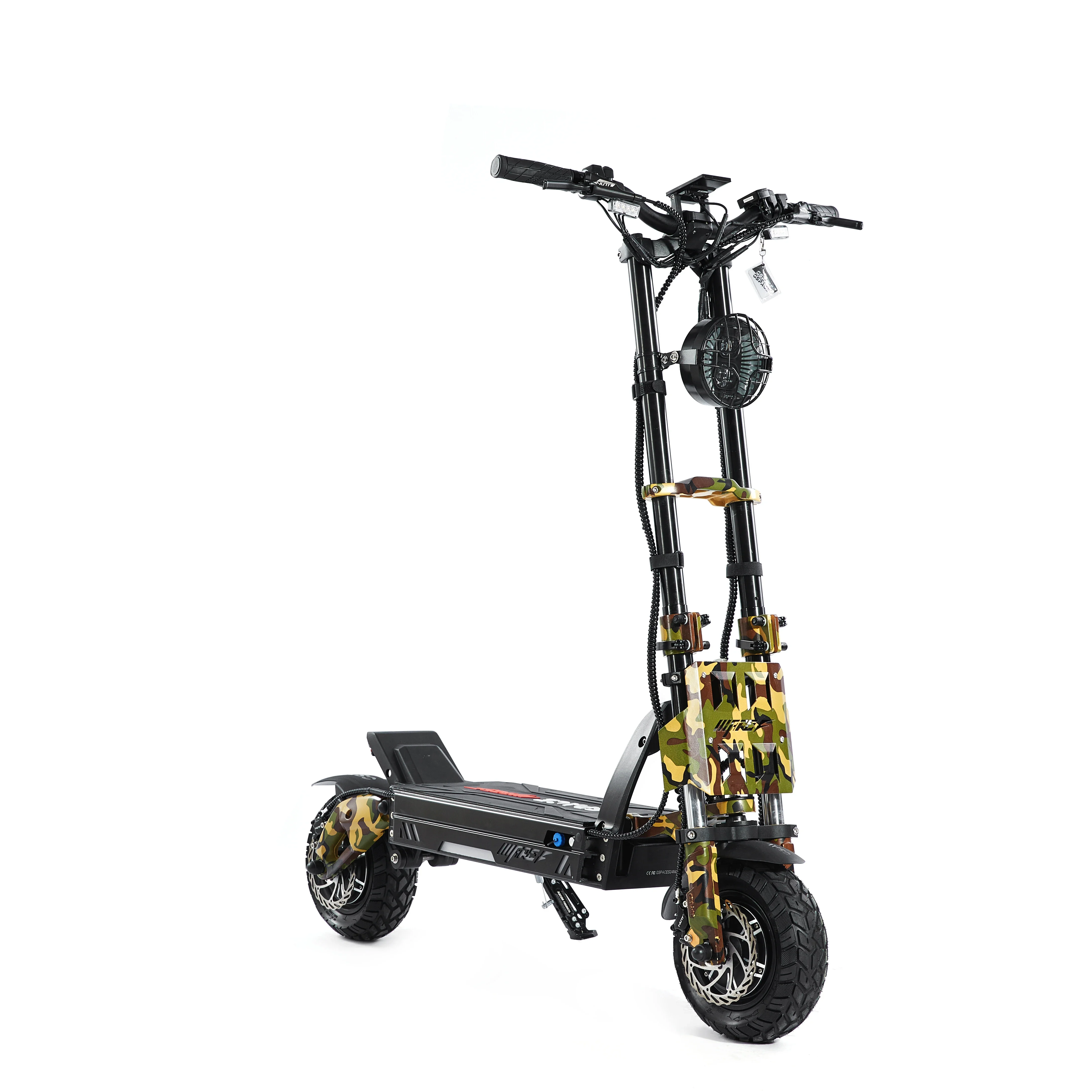 GSPACE Mars 11 GT الكبار طوي Escooter 2000W * 2 سكوتر كهربائي 72V33.8AH بطارية 11 بوصة الدهون الإطارات E-mountain سكوتر #3