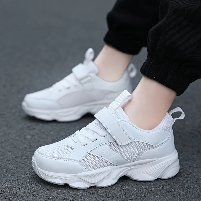 White Sport Kids Sneakers Boys Casual Shoes comfortable Outdoor baby girl toddler shoes Breathable Anti-slippery sports shoes