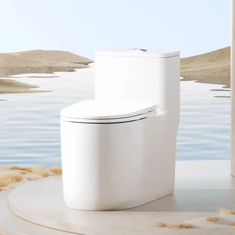 CX siphon super swirl large impulse large diameter one-piece toilet anti-splashing water large suction hotel project