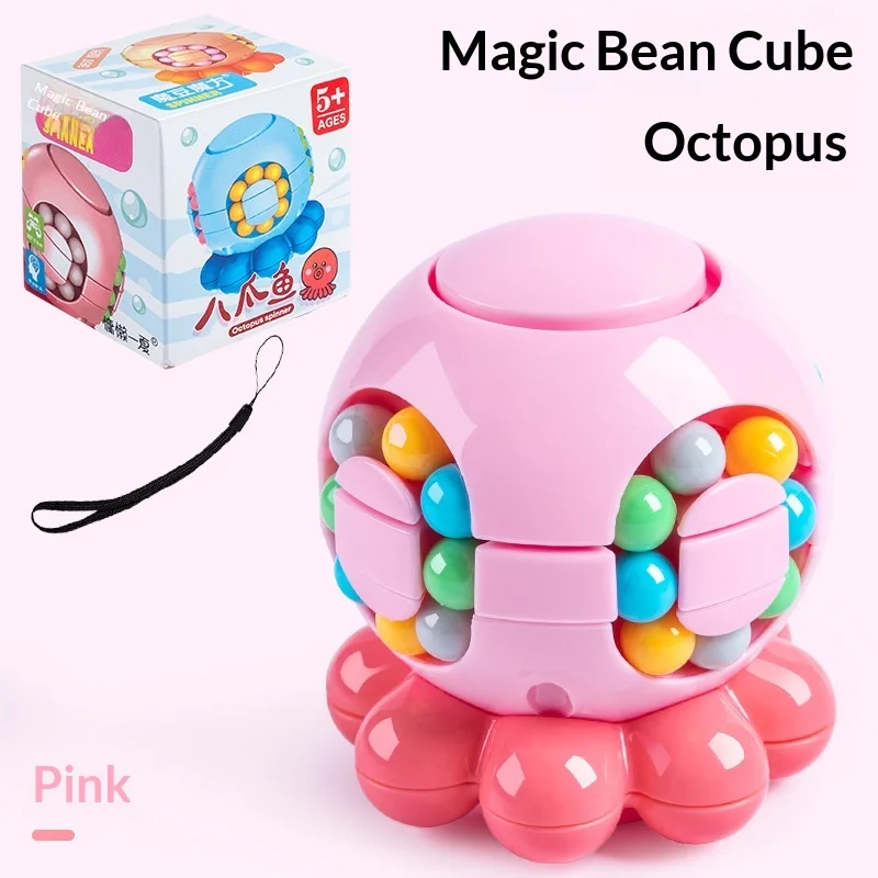 Octopus decompression toy, Magic Bean versatile Rubik's cube, 3D Rubik's cube puzzle toy