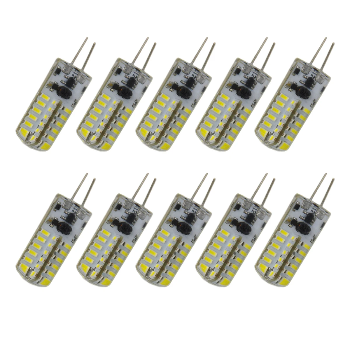 

10pcs G4 Led Bulb 12V 3.5W 170Lm White 6000-6500K Smd 3014 48Leds 360Degree Beam Energy Saving Low Power Easy Install