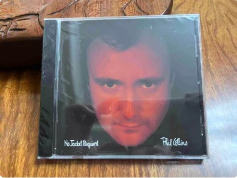 

Pop Phil Collins Music CD No Jacket Required Album One More Night Music Record Cosplay Walkman Car Soundtracks Box Collection
