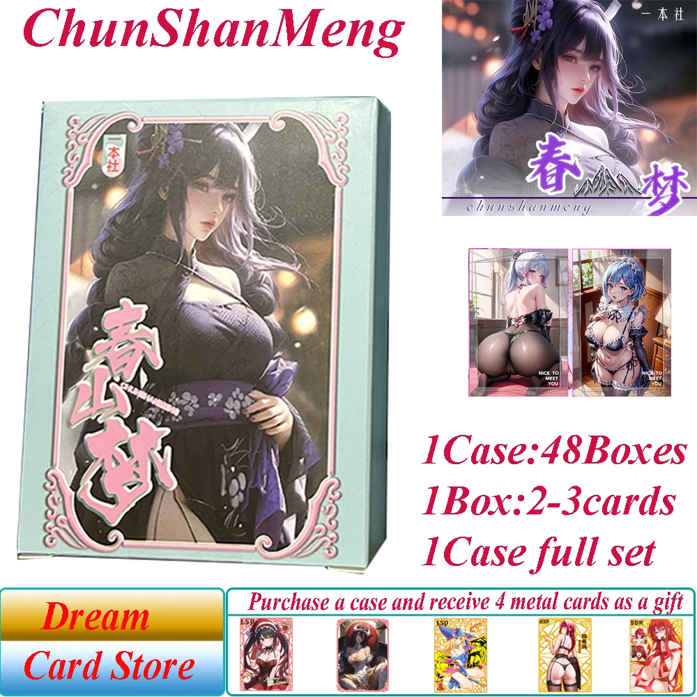 Bargain Price ChunShanMeng Goddess Story Cards Rem Kafka Highly Popular Anime Female Lead ZP XP Spicy Sexy Cards Gifts