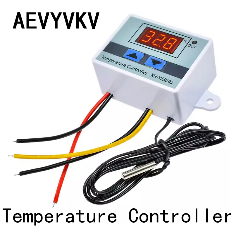 W3001 110V 220V 12V 24V Digital Temperature Controller Thermostat Thermoregulator Aquarium Incubator Water Heater Temp Regulator