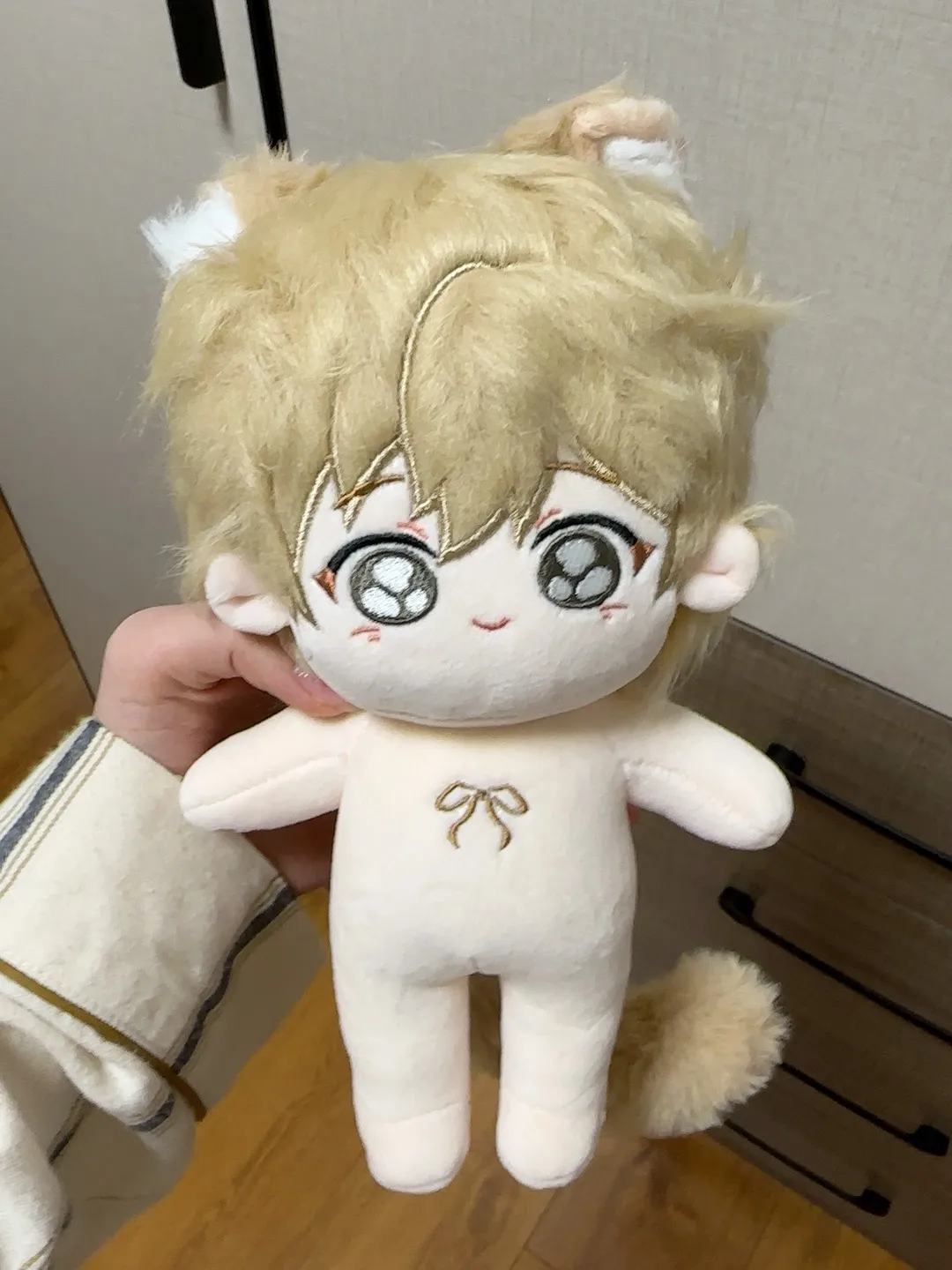 Anime Role Hakaze Kaoru Cosplay Soft Plush Doll Body Dress Up Cotton Stuffed Plushie Toys Dolls Figures Xmas Gift 20cm