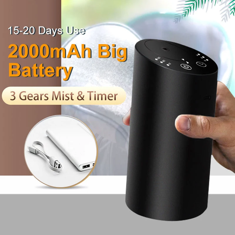 

Портативный автомобильный аромадиффузор для эфирных масел, перезаряжаемый электрический освежитель воздуха для дома и спальни