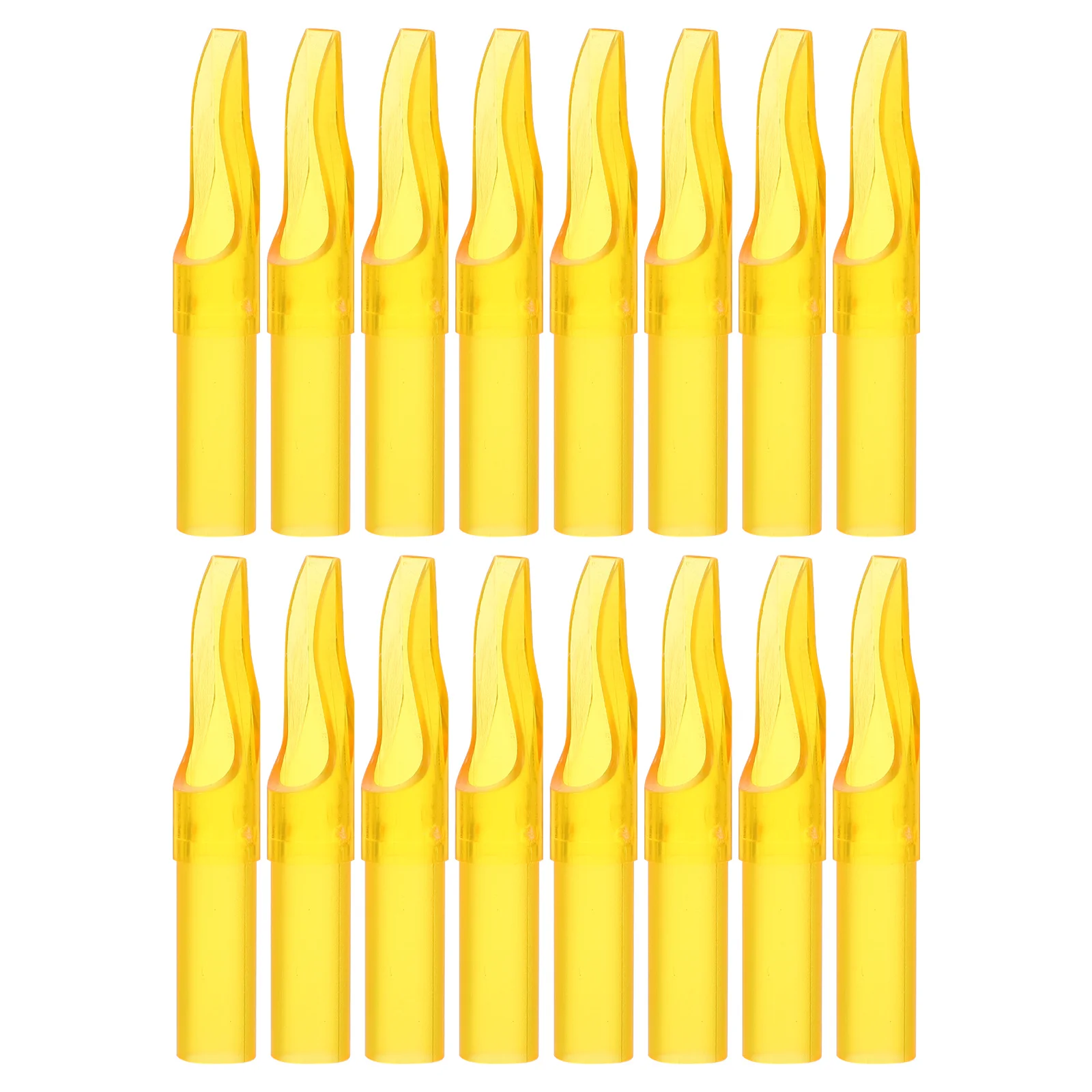 

50Pcs Professional Tattoo Tips Replacement Needle Tubes Smooth Burr-Free Tips High Ink Capacity for Reliable Tattoo Coloring