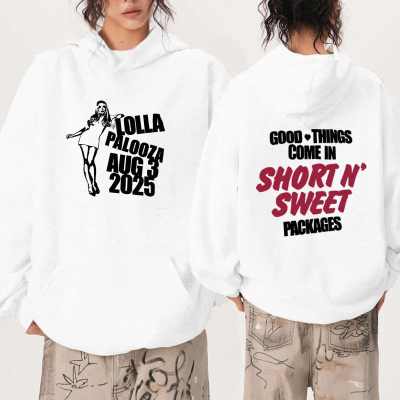 

Hot Sale Sabrina Carpenter Short N' Sweet Tour 2025 Graphics Hoodie Men women vintage Fleece pullover Unisex Casual Sweatshirt