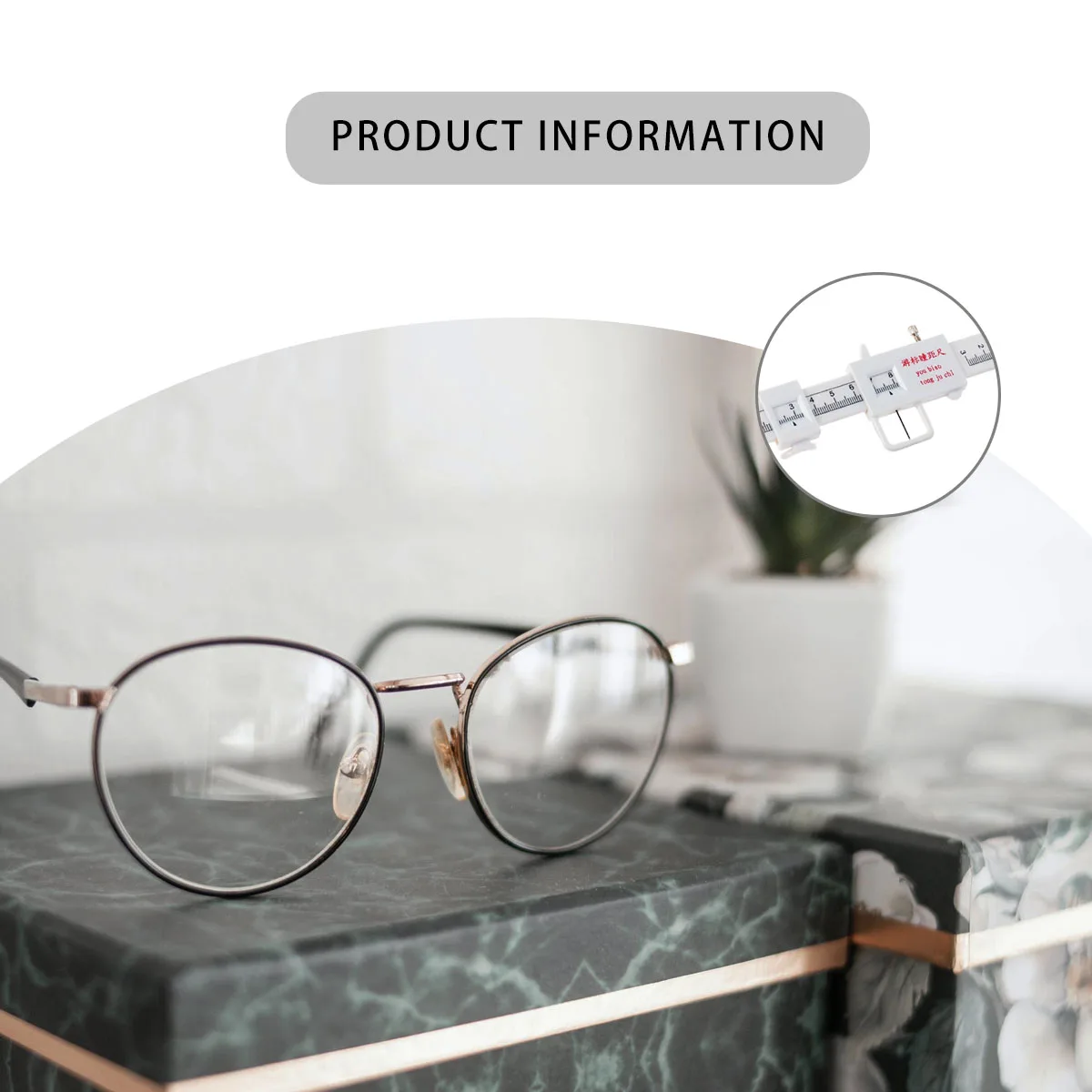Pupil Distance Ruler Optometry Equipment Pupillary Tool Measuring Eye Ophthalmic PD