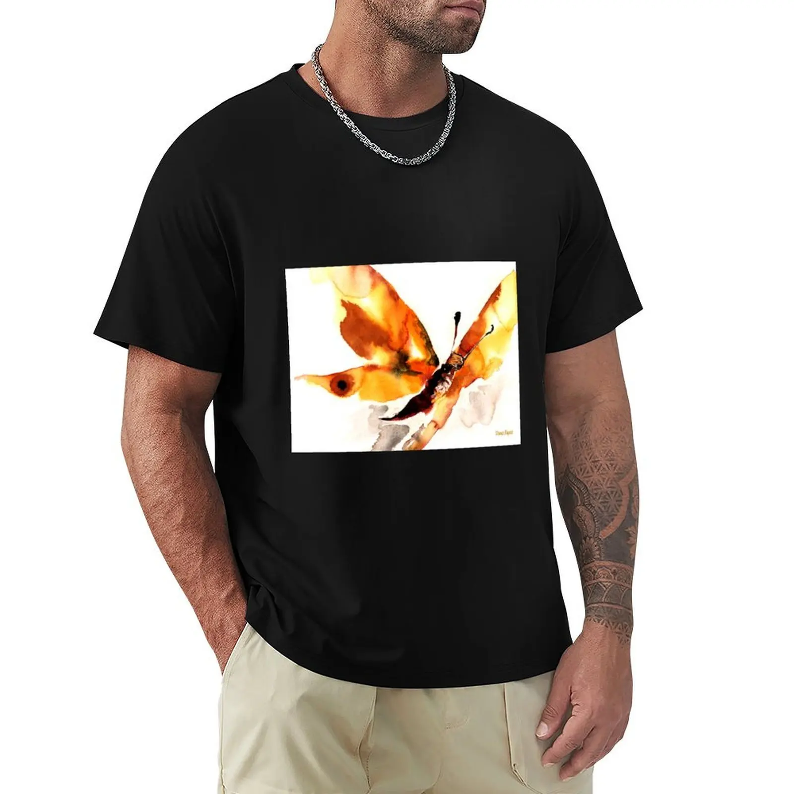 

Butterfly T-Shirt clothes for a boy summer shirt mens designer t shirt