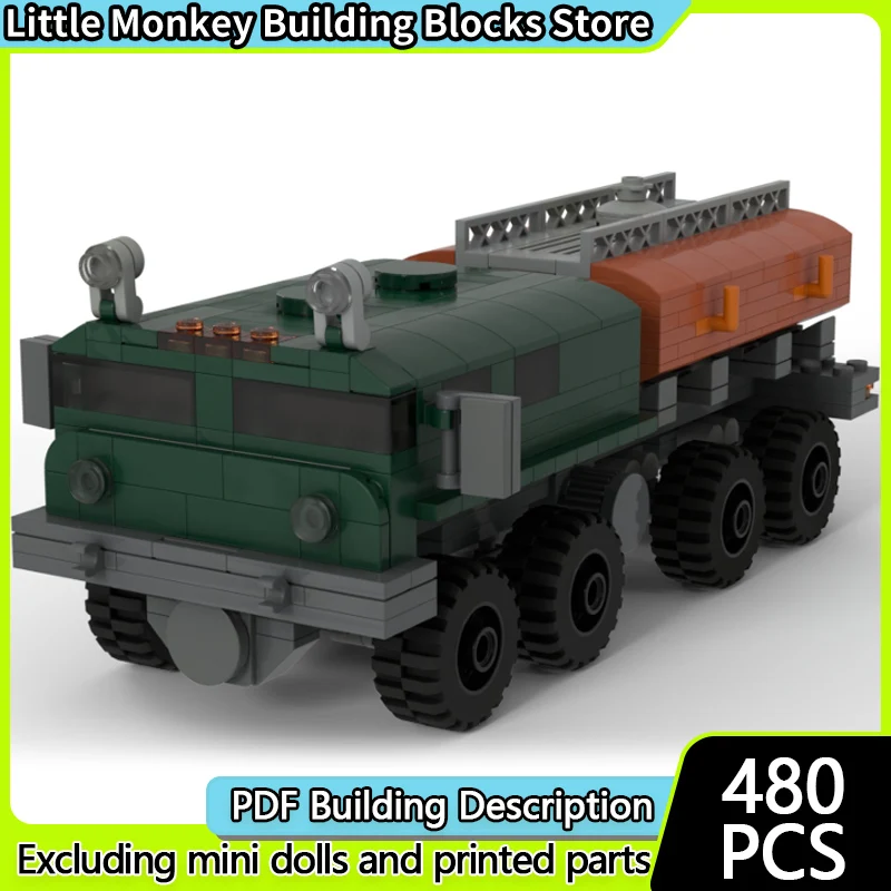 

City Car Model MOC Building Bricks City Mini 8x8 Forest Truck Modular Technology Children Holiday Gifts Assemble Toys Suit