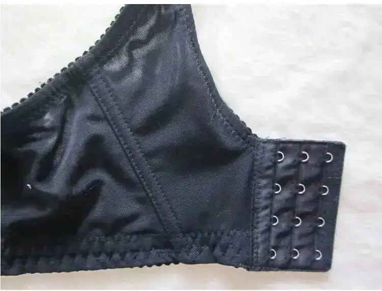 Stick On Bra Plus Size Push Up Full Cup Underwire Black Lace Top Bra Underwear 34 36 38 40 42 44 46 48 B C D F G H Woman Clothes