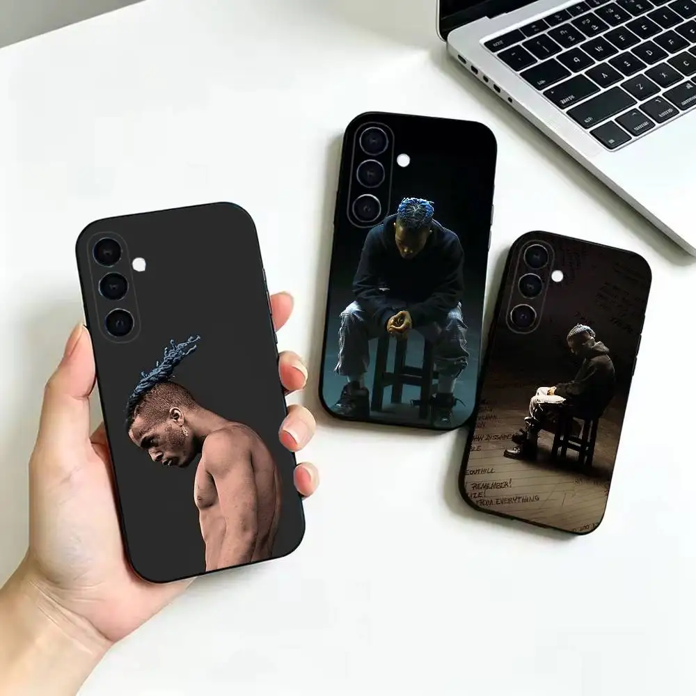 X-XXXTentacionS Rapper Phone Case For Samsung Galaxy  A52 42 32 22 12 02S 72 73 51 41 31 21S 71 30S,Soft Silicone Black Cover