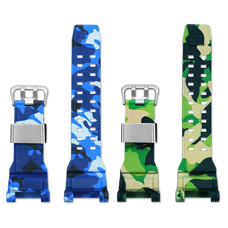 

GPW2000 Мягкий силиконовый ремешок из полимерной смолы для часов Casio G-Shock Master 5502 Air GPW-2000, водонепроницаемый сменный ремешок для часов