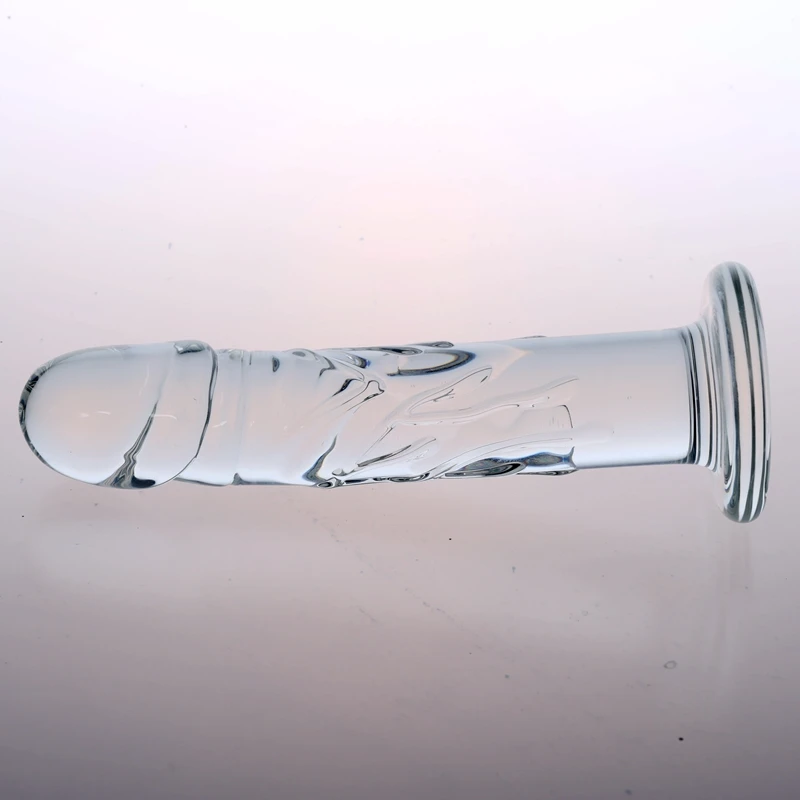 Retail High Quality Top 1 Vivid Transparent Clear Glass Dildo Sex Toy/Glass Penis Sex Toy/Sex Toy Supplier in China