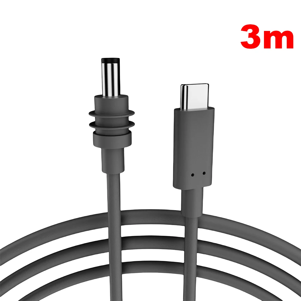 2 متر/5 متر/10 متر ل Starlink Mini تيار مستمر كابل الطاقة USB نوع-C المدخلات إلى تيار مستمر برميل مقاوم للماء جاك شحن الحبل ل Starlink Mini Gen 3