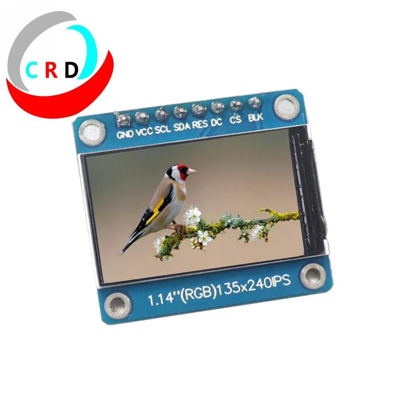 Changruida 1.14 inch TFT LCD 135x240LCD small size ST7789 serial port module SPI raspberry pi screen  lcd display  esp32