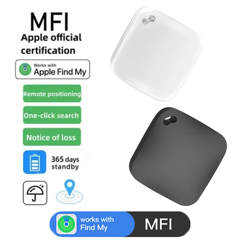 Smart GPS Tracker Works With Apple Find My APP iTag Pet Kids Luggage Key Tracking Global Accurate Positioning Bluetooth Finders