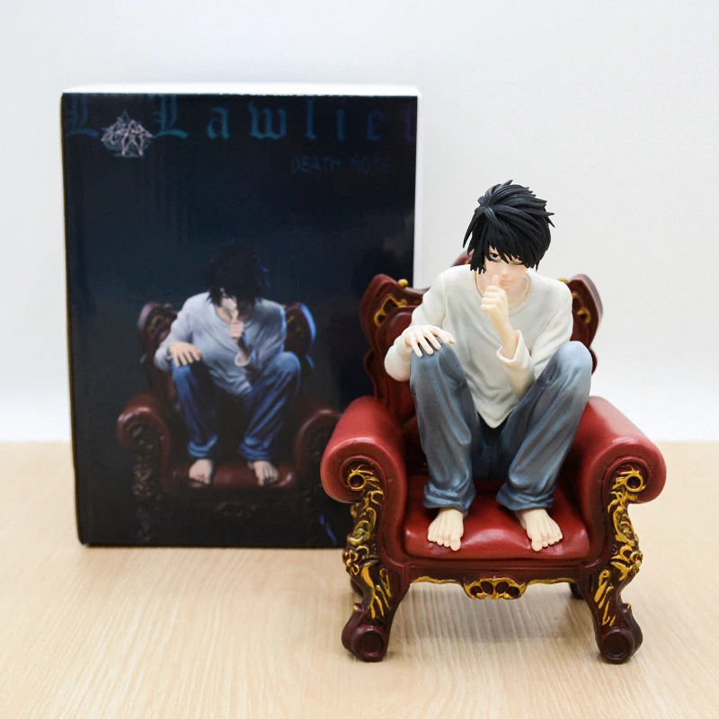 15 см GK Death Note L Lawliet Аниме Фигурка Кофе Watari & L Фигурка Светлая фигурка Ягами Коллекционная модель куклы Игрушки в подарок