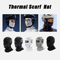 Men Women Cold-Proof Thermal Scarf Winter Ski Hat Balaclava Full Face Mask Ski Cycling Hunting Head Neck Cover Helmet Liner Cap