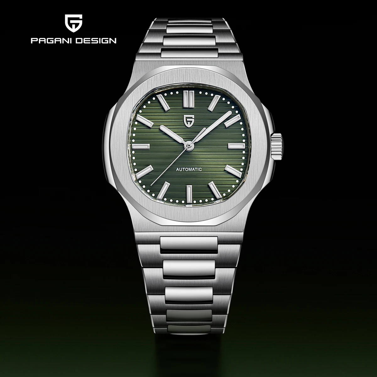 

PAGANI DESIGN 2026, новые роскошные механические часы с сапфиром, мужские часы из нержавеющей стали, спортивные водонепроницаемые часы с автоматическим заводом