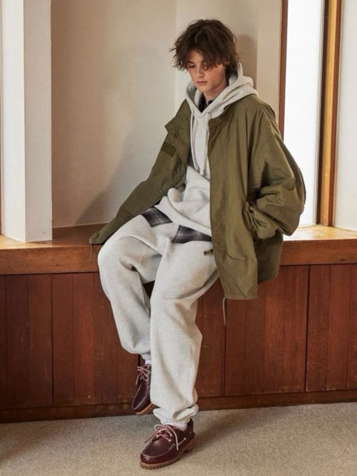 

FREAKS STORE 24SS 3Way M65 Хлопковый ретро-военный комплект с утепленной внутренней курткой, молодежный, модный, свободного кроя, весна-осень-зима