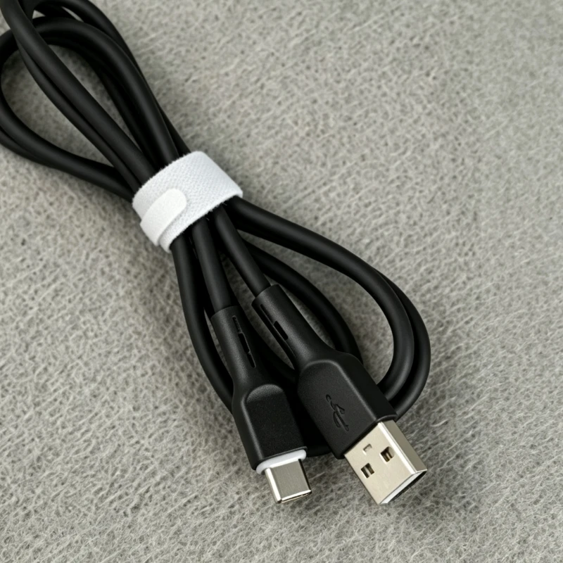 Y1AE Smooth Feel USB C Charging Cable for Desk Commute and Travel Use