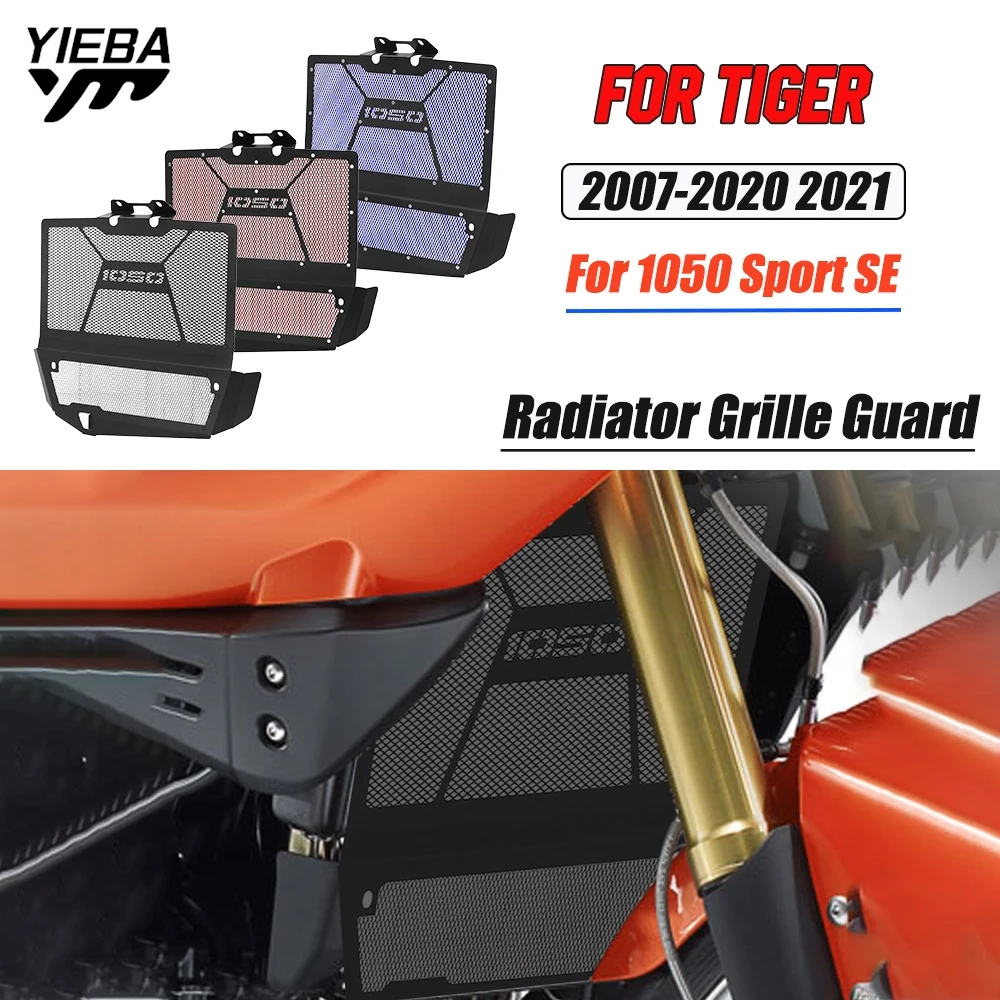 

FOR Tiger 1050 Sport SE 2007 - 2015 2016 2017 2018 2019 2020 2021 Radiator Guard Cover Motorcycle Accessories Water Tank Grille