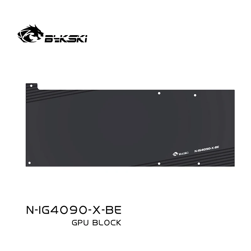 Bykski N-IG4090-X GPU Water Block สำหรับ iGame GeForce RTX 4090 Single Turbine Card / หม้อน้ำระบายความร้อนทองแดง RGB AURA